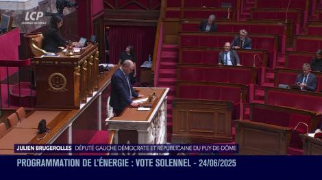 Les députés votent sur la programmation énergétique