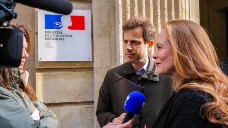 Les deux rapporteurs Paul Vannier et Violette Spillebout. Les deux rapporteurs Paul Vannier et Violette Spillebout.