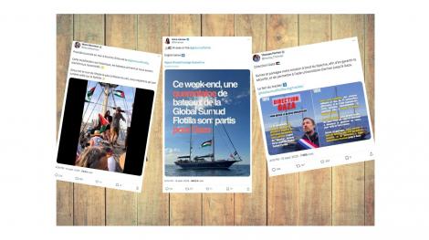 Montage tweets flottille Montage tweets flottille