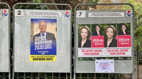 Panneaux électoraux 2e circonscription de Paris 