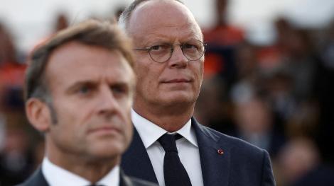 Emmanuel Macron et Edouard Philippe. 