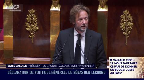 Boris Vallaud, le 14 octobre 2025.