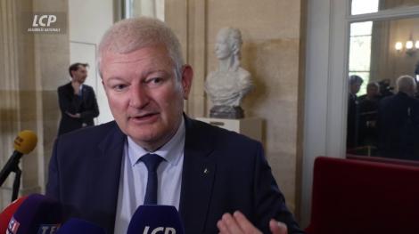 Olivier Falorni à l'Assemblée nationale, le 28 octobre 2025.