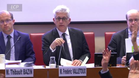 Thibault Bazin et Frédéric Valletoux en commission des affaires sociales, le 29 octobre 2025