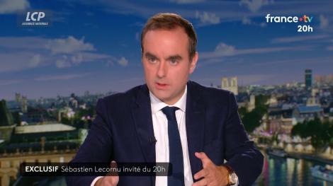 Sébastien Lecornu sur France 2, le 8 octobre 2025. 