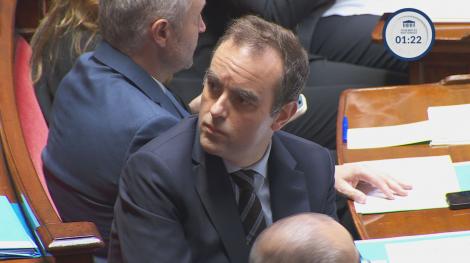 Sébastien Lecornu, le 15 octobre 2025. (image LCP) mk