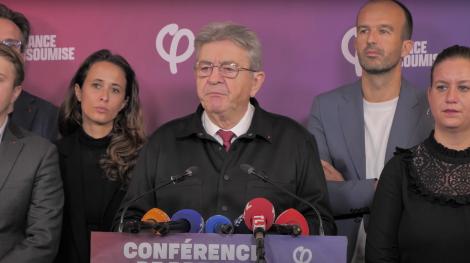 Jean-Luc Mélenchon, le 6 octobre 2025.