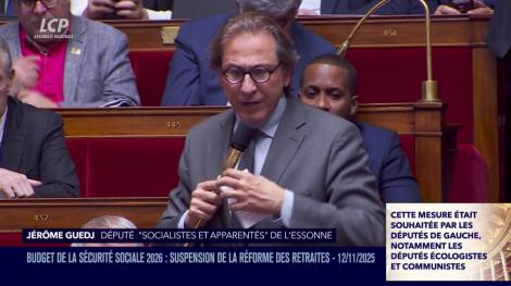 Jérôme Guedj, le 12 novembre 2025.