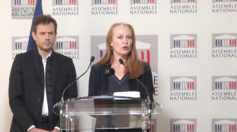 Violette Spillebout et Paul Vannier, le 20 novembre 2025.