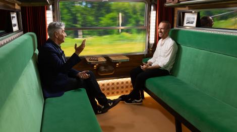 Quai n°8-Didier Varrod et Calogero / copyright : Nicolas Kovarik - Agence 1827 pour LCP