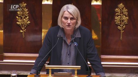 Stéphanie Rist à l'Assemblée nationale, le 4 novembre 2025