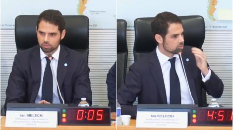 L'ambassadeur argentin fait mettre un post-it sur les iles Malouines.