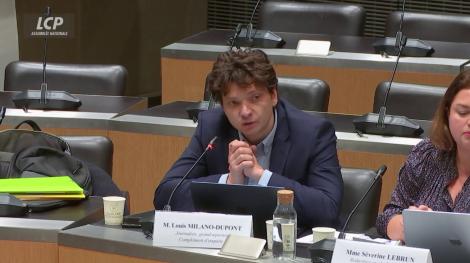 Le journaliste Louis Milano-Dupont qui a réalisé l'enquête sur Rachida Dati