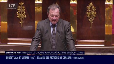 Stéphane Peu, le 2 février 2026.