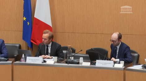 Charles Alloncle et Jérémie Patrier-Leitus à l'Assemblée, le 26 février 2026