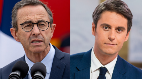 Bruno Retailleau et Gabriel Attal