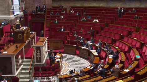 L'hémicycle de l'Assemblée nationale
