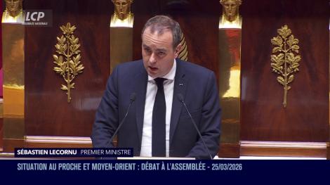 Sébastien Lecornu, le 25 mars 2026.