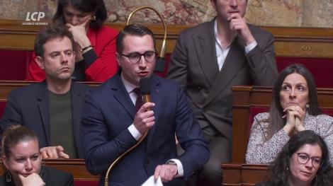 Le député LFI Antoine Léaument, le 16 avril 2026