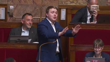 Louis Boyard, le 10 avril 2026.