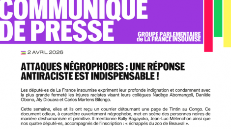 Communiqué de presse de La France insoumise
