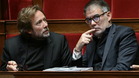 Boris Vallaud et Olivier Faure à l'Assemblée nationale - 11/05/2026