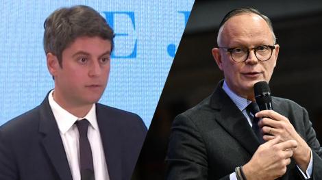 Gabriel Attat et Edouard Philippe