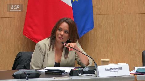 Maud Petit à l'Assemblée nationale, le 21 mai 2026