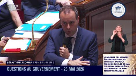 Sébastien Lecornu, le 26 mai 2026.