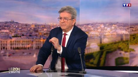 Jean-Luc Mélenchon sur le plateau de TF1 le 3 mai 2026
