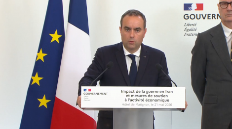Le Premier ministre, Sébastien Lecornu, ce jeudi 21 mai.