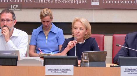 Laure de La Raudière, présidente de l’Arcep, le 24 juin 2026