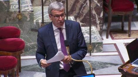 Philippe Vigier dans l'hémicycle, le 24 juin 2026