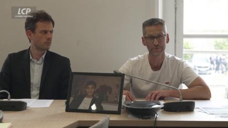Le député Paul Vannier et Arnaud Darthenay.