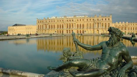 Le château de Versailles.