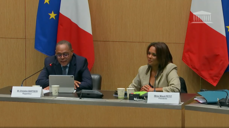 Christian Baptiste et Maud Petit, le 21 mai 2026.