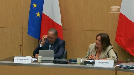 Christian Baptiste et Maud Petit, le 21 mai 2026.