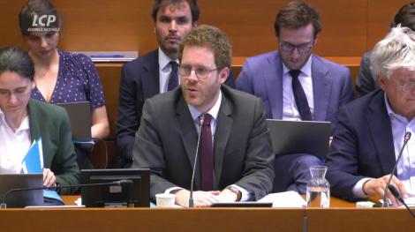 David Amiel à l'Assemblée nationale, le 16 juillet 2026