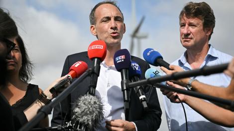Raphaël Glucksmann et Yannick Jadot, le 25 août 2026