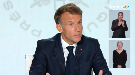 Emmanuel Macron, le jeudi 24 septembre 2026