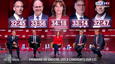 Débat de la primaire de gauche sur LCI