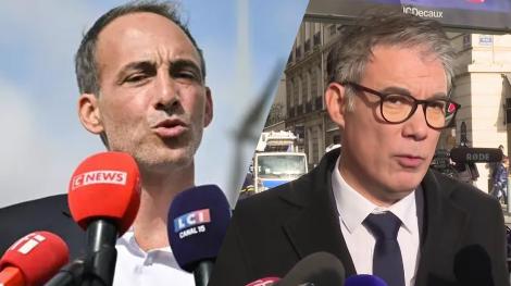 Raphael Glucksmann et Olivier Faure