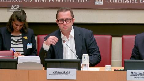 Octave Klaba à l'Assemblée nationale, le 30 septembre 2026