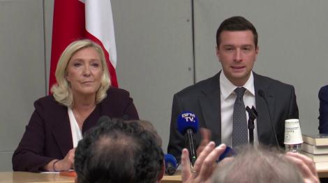 Marine Le Pen et Jordan Bardella, le 29 septembre 2026
