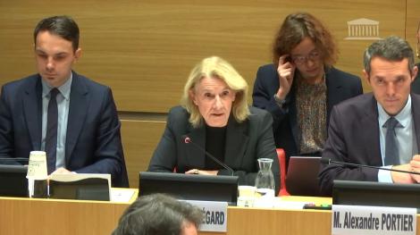 Audition de Catherine Pégard, ministre de la Culture, le 22 octobre 2026
