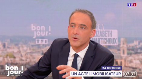 Raphaël Glucksmann sur TF1 le 26 octobre 2026