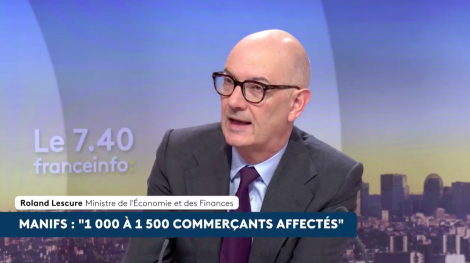 Le ministre de l'Economie et des Finances, Roland Lescure