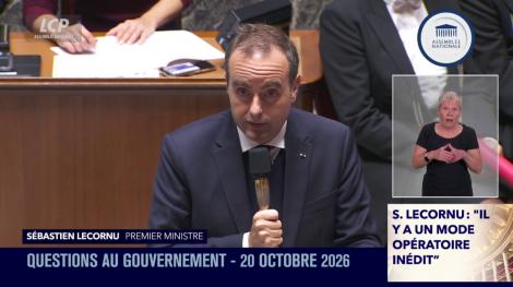 Sébastien Lecornu, le 20 octobre.