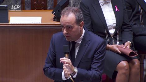 Sébastien Lecornu lors des QAG, le 6 octobre 2026
