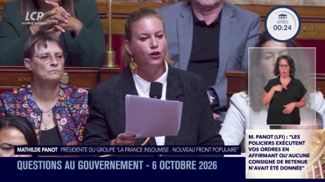 Mathilde Panot, le 6 octobre 2026.